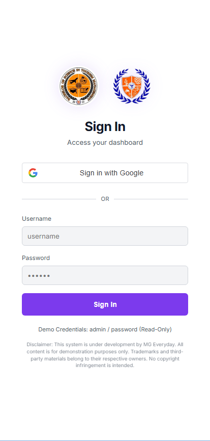 PCIC School Portal 2